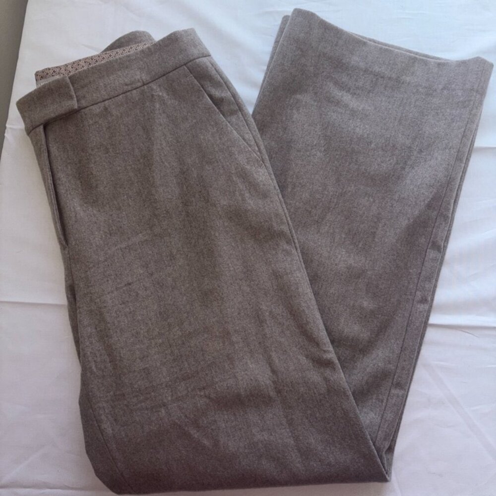 J. McLaughlin Tailored Taupe Trousers